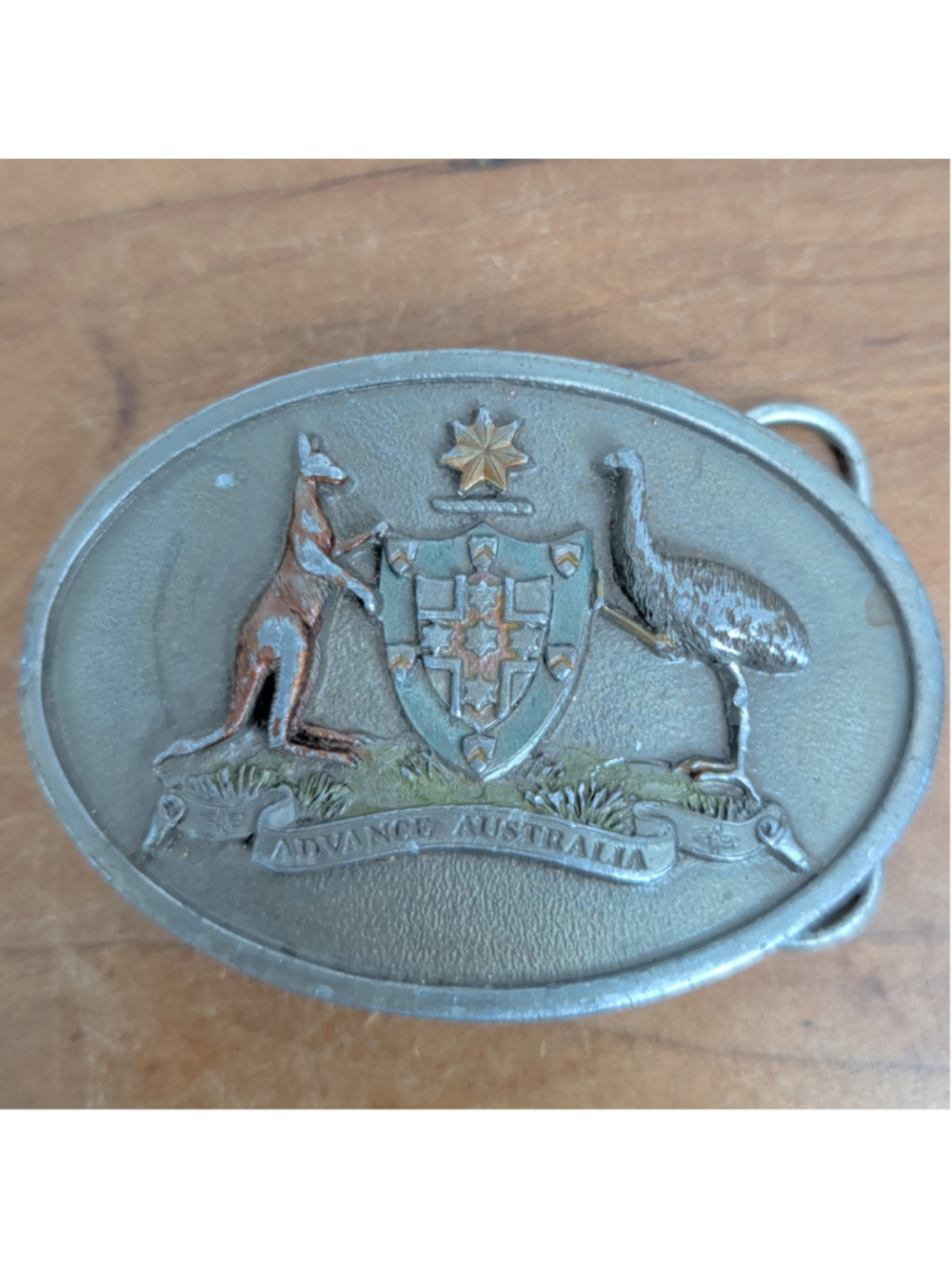 Vintage Advance Australia Leffler Belt Buckle